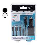 5-i-1 bil lader for NDS, NDSL, NDSi, PSP, USB (assorterte farger)