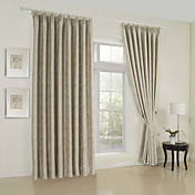 (Due pannelli) moderni geometrici jacquard tende oscuranti