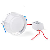 3W Purple Light Cylindrical Crystal LED Ceiling Bulb (85-265V)