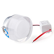 3x1W Cylinder Crystal Green Light LED Ceiling Bulbs (85-265V)
