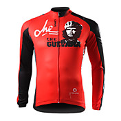 SPAKCT- Professional 100% Polyester Men's Low-Resistance Bicycle Jersey (Red)