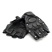 Leisure Sports Motobike Short Finger Leather Gloves