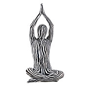 Schwarz ad Weiß Grain Lycra Zentai