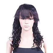 parrucca del merletto pieno con la stirata sul 100% della chioma moda capelli parrucca riccia vergine