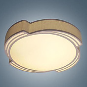40W Comtemporary Acrylic Flush Mount in Floral Design