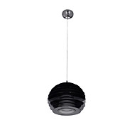 Artistic Pendant Light with 1 Light in Black