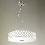 40W Artistic Acrylic Pendant Light with 1 Light in Round Shade
