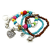 Retro-Perlen Multi-Layer-Armband
