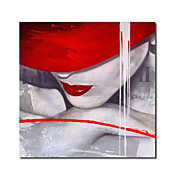 arte da lona impressa pessoas com quadro esticado