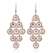 Charming 18K Gold Plated Crystal Fashion Earrings