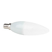 E14 3W 270LM 6000-6500K Natural White Light COB LED Candle Bulb (220V)