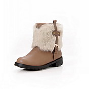 Leatherette Low Heel Ankle Boots Party / Evening Shoes With Buckle (More Colors)