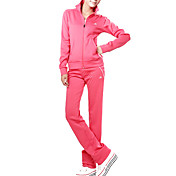 Rayon Long Sleeve Tracksuits Leisure Sports Wearable Fitness