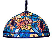 Tiffany Pendant Lights with 2 Lights in Glass Shade