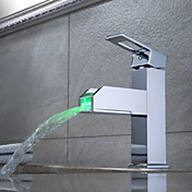 cambia colore portato cascata lavandino rubinetto del bagno - serie lama