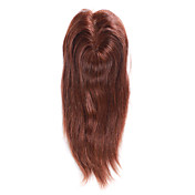 5 Inch By 6 Inch Mono Top 100% Indian Remy Hair 16 Inch Silky Straight Women's Hairpiece