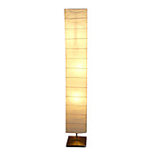 Comtemporary Iron Floor Lights with 3 Lights in Paper Shade