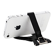 universele draagbare standaard voor iPhone en iPod (zwart)