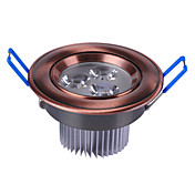 3W LED Deckenleuchte mit 3 LEDs in Aluminium (Cutting Dia 76mm, Swivel 0-60 °)