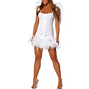 Mujeres atractivas del ángel White Angel Costume (Piezas)