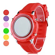 unisex plast digital LED armbåndsur (assorterede farver)