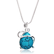 Gorgeous Fashion Jewelry Imitation Gems Belt Silver Plate Necklace