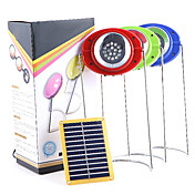 1.02W Solar Powered Plastic Table Lights with LED Lights Round Designed (Random Color)