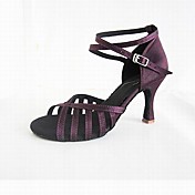 satinato donne su misura una cinghia dell'arco latino / sala da ballo scarpe da ballo delle prestazioni (più colori)