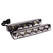 Daytime Running luz em um par (IP65-0914, 5W, Lumen (LM) 500, temperatura de cor 8000-10000K BZ6, 12V, com 5 LEDs, luz branca)