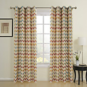 (To paneler) moderne flekker jacquard energisparing gardiner