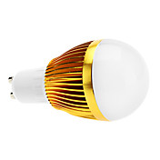 Dimmable GU10 6W 540-600LM 3000-3500K Warm White Light Golden Shell LED Ball Bulb (220V)