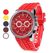 Unisex plastik Analog Quartz armbåndsur (blandede farver)