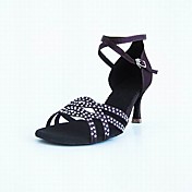 Customized Women's Suede Arch Strap Latin / Ballroom Dance Shoes With Rhinestone (More Colors)