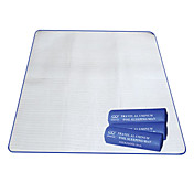 Extérieur résistant à l'humidité Couverture de pique-nique Camping Mat Argent (200x150)