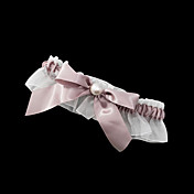 Polyester / Satin avec bowknot / Imitation Jarretière de mariage perle