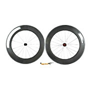 Supernova - 700C Toray T700 Carbon Tubular wielset (88mm, 1420 J-bend sprak)
