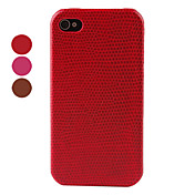 litchi caso modello rigida protettiva per iPhone 4 e (colori assortiti) 4s