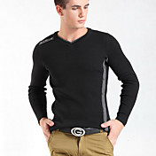 Thin Check V-neck Knit Sweater