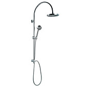 Moderne Wandhalterung Edelstahl Dusche Wasserhahn Chrom-Finish