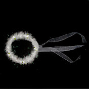 White Angel Halo Halloween Headpiece (1 piece)