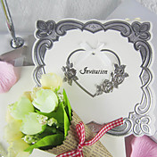 Elegant Square Wedding Invitation With Bow (Set of 50)