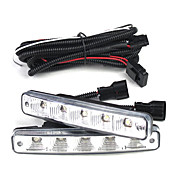 Universal Auto Etanche 5 LED blanches Feux de jour