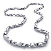 Men's Trendy Steel Titanium Necklace(59*.5*.5CM)