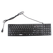 Ultra-dunne USB 2.0 QWERTY-toetsenbord