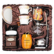 Coffee Gift Boxed Series (Sello y Pot Sifón, Grinder, Copas)