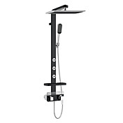 Contemporary Painting Finish Centerset Wall Mount Aluminum Shower Panel with Hand Shower