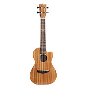 Koa Pili Koko - (Ac-tc) Alt fast Koa Bortskæring Tenor Ukulele med Bag / Rem