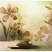 Bloemen Hedendaagse Grafische Natuur Mural