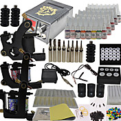 3 Cast Iron Tatoo Machine Kit for Lining and Shading(40 Colors)
