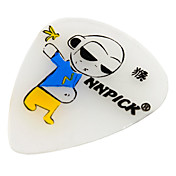 NNPICK - (CZS-9) Plastic Composite Picks/6-pack estándar Guitarra Shape (mono-Design)